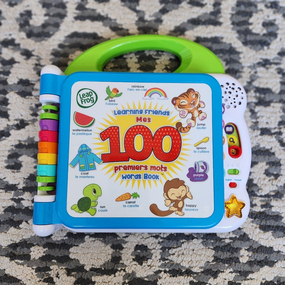 LeapFrog 100 Words In French and English Educational Pre-School Learning Fun